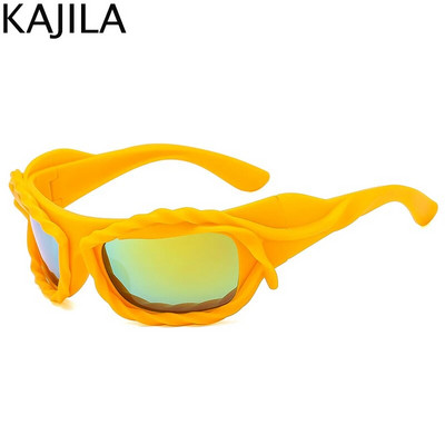 Y2K Punk Sports keerutatud päikeseprillid, naised, mehed, 2023. aasta luksusbränd Steampunk päikeseprillid, naiste varjud, 2000. aasta retrohõngulised prillid