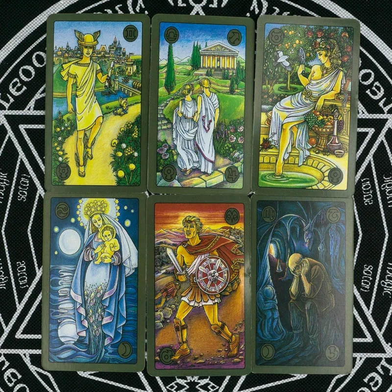 Jauns Taro simbols Taro Orākula kārtis Taro kārtis Likteņa zīlēšanas piemiņas klājs Taro klāja galda spēle pieaugušajiem