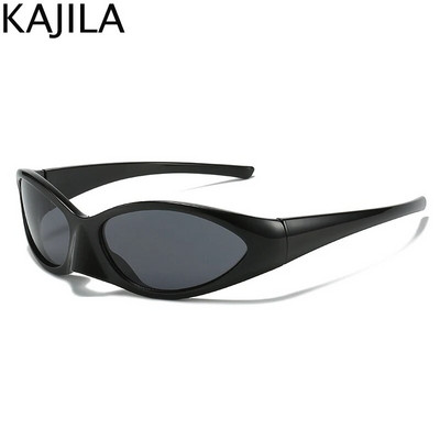 Modne velike Y2K punk sunčane naočale Žene Muškarci Retro naočale iz 2000. Smiješne orao naočale Vintage sunčane naočale za dame