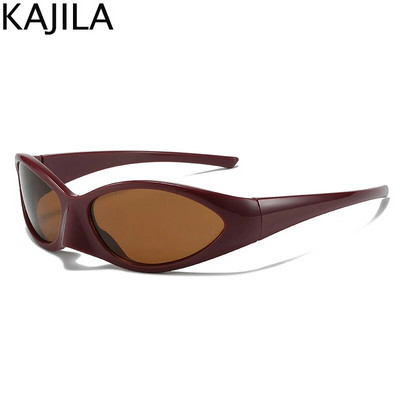 Modne velike Y2K punk sunčane naočale Žene Muškarci Retro naočale iz 2000. Smiješne orao naočale Vintage sunčane naočale za dame