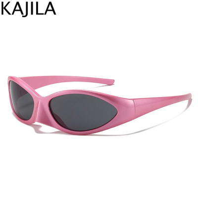 Modne velike Y2K punk sunčane naočale Žene Muškarci Retro naočale iz 2000. Smiješne orao naočale Vintage sunčane naočale za dame