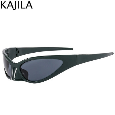 Modne velike Y2K punk sunčane naočale Žene Muškarci Retro naočale iz 2000. Smiješne orao naočale Vintage sunčane naočale za dame