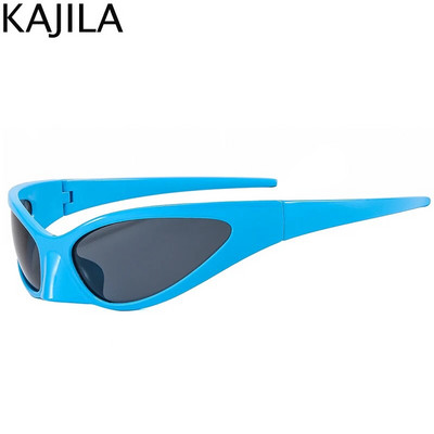 Modne velike Y2K punk sunčane naočale Žene Muškarci Retro naočale iz 2000. Smiješne orao naočale Vintage sunčane naočale za dame