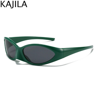 Modne velike Y2K punk sunčane naočale Žene Muškarci Retro naočale iz 2000. Smiješne orao naočale Vintage sunčane naočale za dame