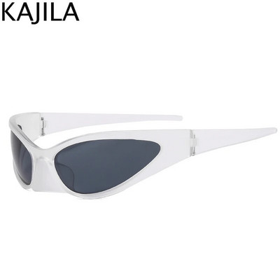 Modne velike Y2K punk sunčane naočale Žene Muškarci Retro naočale iz 2000. Smiješne orao naočale Vintage sunčane naočale za dame