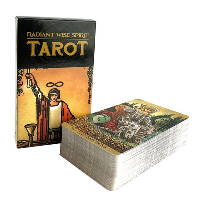 Radiant Wise Spirit Tarot karte Špil Engleska Sudbina Proricanje Obiteljska zabava Društvena igra za početnike Proricanje sudbine Oracle