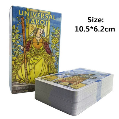 Radiant Wise Spirit Tarot karte Špil Engleska Sudbina Proricanje Obiteljska zabava Društvena igra za početnike Proricanje sudbine Oracle