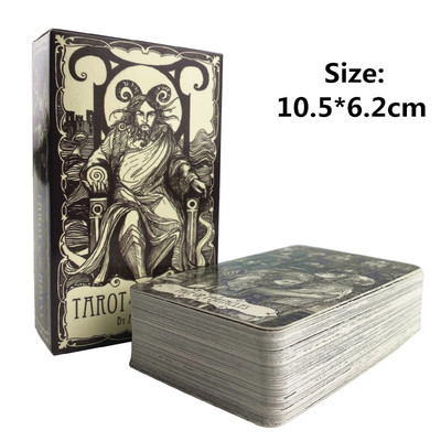 Radiant Wise Spirit Tarot karte Špil Engleska Sudbina Proricanje Obiteljska zabava Društvena igra za početnike Proricanje sudbine Oracle