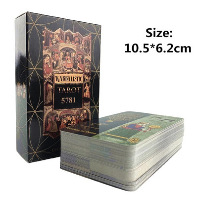 Radiant Wise Spirit Tarot karte Špil Engleska Sudbina Proricanje Obiteljska zabava Društvena igra za početnike Proricanje sudbine Oracle