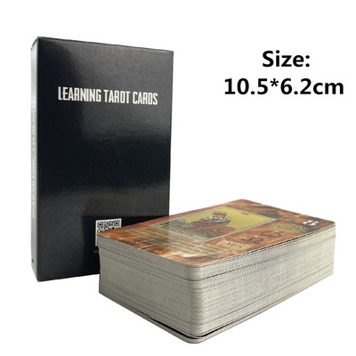 Radiant Wise Spirit Tarot karte Špil Engleska Sudbina Proricanje Obiteljska zabava Društvena igra za početnike Proricanje sudbine Oracle