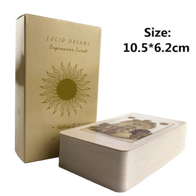 Radiant Wise Spirit Tarot karte Špil Engleska Sudbina Proricanje Obiteljska zabava Društvena igra za početnike Proricanje sudbine Oracle