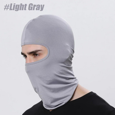 Riteņbraukšanas motocikla sejas maska āra sporta kapuce ar pilnu vāku Sejas maska Balaclava Summer Sun Rotection Neck Scraf Riding Sejas cepure