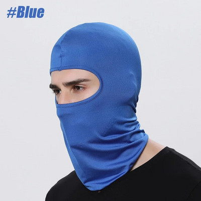 Riteņbraukšanas motocikla sejas maska āra sporta kapuce ar pilnu vāku Sejas maska Balaclava Summer Sun Rotection Neck Scraf Riding Sejas cepure