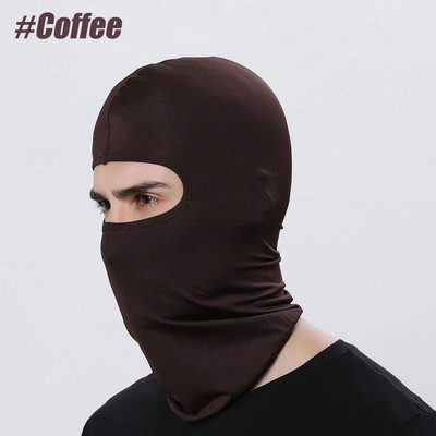 Riteņbraukšanas motocikla sejas maska āra sporta kapuce ar pilnu vāku Sejas maska Balaclava Summer Sun Rotection Neck Scraf Riding Sejas cepure
