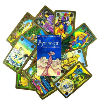 Tarot Cards of Symbolon Deck Fate Divination Tarot Deck Επιτραπέζιο παιχνίδι για ενήλικες Κάρτες αστρολογίας Oracle Cards