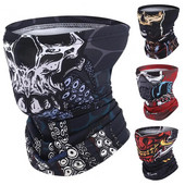 Cycling Skull Ghost Balaclava näomask kattega kaela kedra kaela toru sall Bandana mootorratta näomask bandana maagiline sall