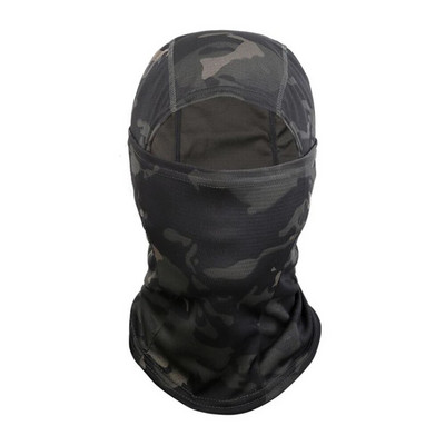 Υπαίθρια ασπίδα προσώπου Camo Cycling Balaclava Μάσκα Ολόκληρου Προσώπου Μάσκα Ποδηλάτου Σκι Μάσκα Προσώπου Ψάρεμα Αθλητική κάλυψη Tactical Military