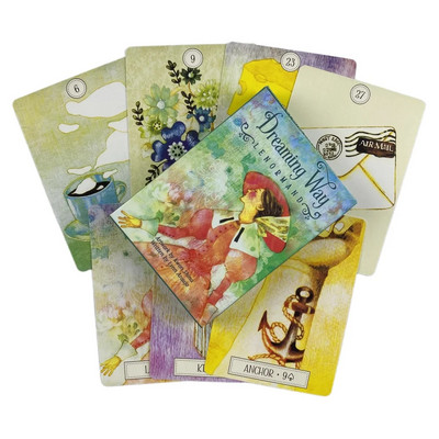 Laura Tuan Lenormand Oracle kaardid Taro ennustamise tekk English Vision Edition lauamäng peoks