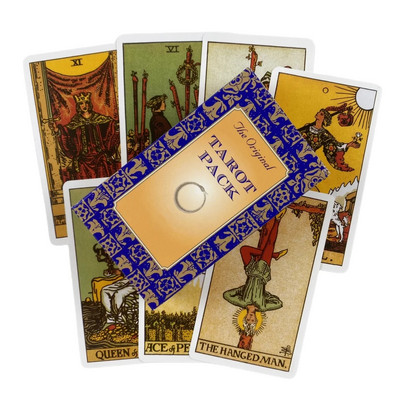 Tarot Bijele mačke Karte Proricanje Špil Engleske verzije Izdanje Oracle Board Igranje stolnih igara za zabavu