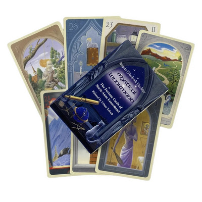 Tarot Bijele mačke Karte Proricanje Špil Engleske verzije Izdanje Oracle Board Igranje stolnih igara za zabavu