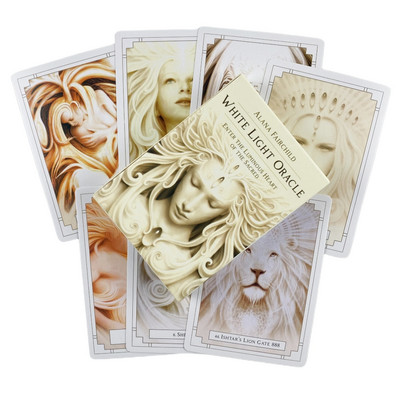 Tarot Bijele mačke Karte Proricanje Špil Engleske verzije Izdanje Oracle Board Igranje stolnih igara za zabavu