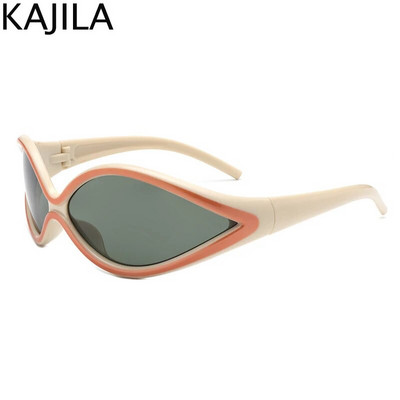 Ochelari de soare sexi ochi de pisică pentru femei 2023, marca de lux Y2k, ochelari de soare punk pentru doamne, retro, anii 2000, steampunk, UV400