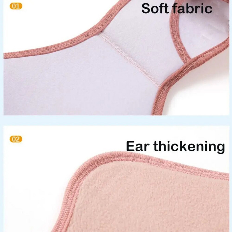 Saglabā siltumu ziemas pussejas maska Modes atvērts deguns Elpojošs ausu aizsargs Ausu aizsargi Unisex flīsa jāšanas maska āra