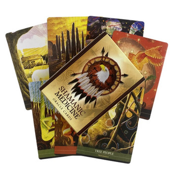 Shamanic Medicine Oracle Cards A 50 Tarot English Visions Divination Edition Deck Borad Playing Games