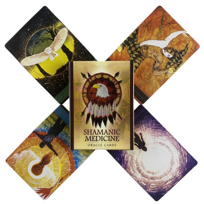 Medicina șamanică Cărți Oracle A 50 Tarot English Visions Divination Edition Deck Borad Jocuri de joacă