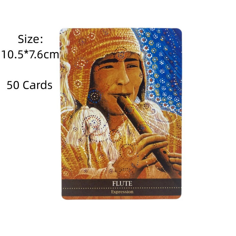 Medicina șamanică Cărți Oracle A 50 Tarot English Visions Divination Edition Deck Borad Jocuri de joacă