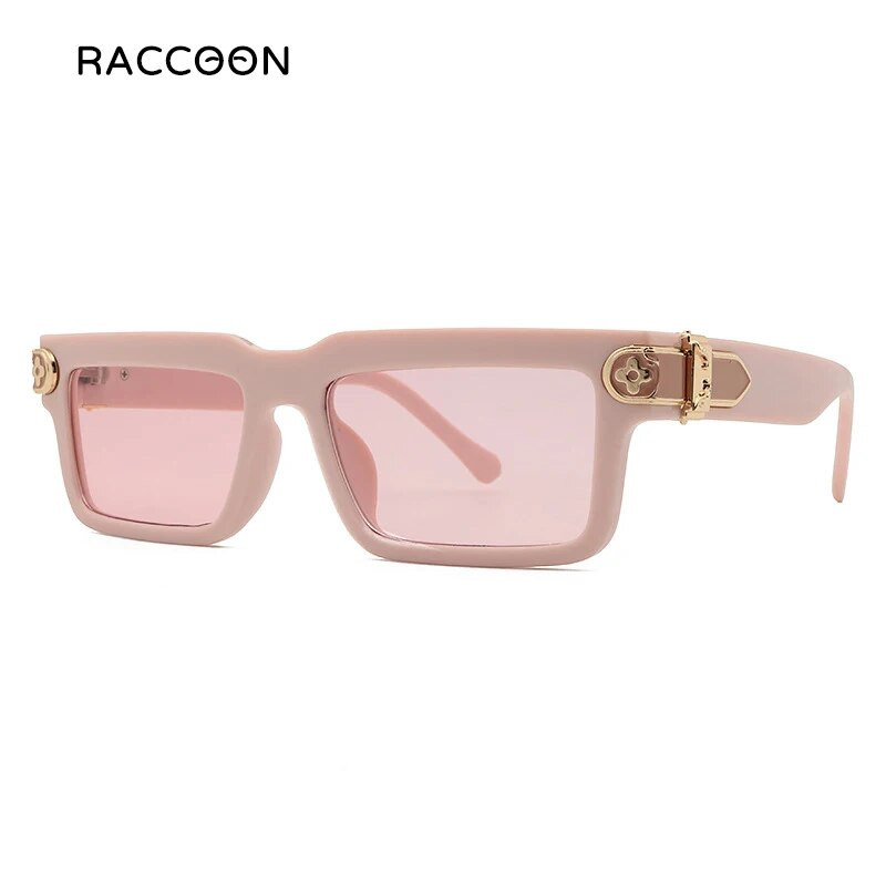 2021 Retro Väikese ristküliku raamiga päikeseprillid Naiste Luksusbränd Deisgn Metal Edge Vintage päikeseprillid Meeste Ruuduvarjud Uv400