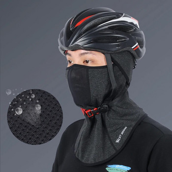 WEST BIKING Ζεστό χειμερινό σπορ Breathable Balaclava μάσκα σκι Καλύμματα προσώπου για άνδρες MTB κράνος μοτοσικλέτας Κουκούλα για τρέξιμο Fleece