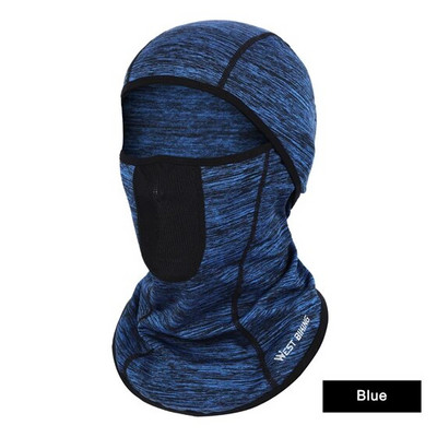 WEST BIKING Ζεστό χειμερινό σπορ Breathable Balaclava μάσκα σκι Καλύμματα προσώπου για άνδρες MTB κράνος μοτοσικλέτας Κουκούλα για τρέξιμο Fleece