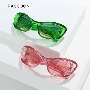 Уникални пънк слънчеви очила котешко око Дамски реколта Мъжки Модни модни цветни слънчеви очила Ретро нюанси Блестящи очила Y2k Streetwear