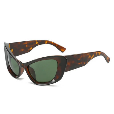 Unikaalsed Cat Eye Punk päikeseprillid Naiste Vintage Mehed Trendikas mood Värvikad päikeseprillid Retro Varjud Sädelevad prillid Y2k Tänavarõivad