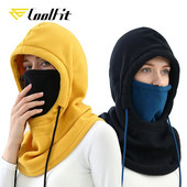 Fleece în aer liber Ciclism Balaclava Eșarfe cu glugă Bicicletă Schi Bicicletă Acoperire completă pentru față Snowboard Articole pentru cap sport Căptușeală Căciulă Căciulă