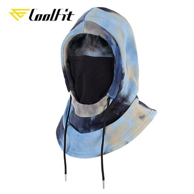 Fleece în aer liber Ciclism Balaclava Eșarfe cu glugă Bicicletă Schi Bicicletă Acoperire completă pentru față Snowboard Articole pentru cap sport Căptușeală Căciulă Căciulă