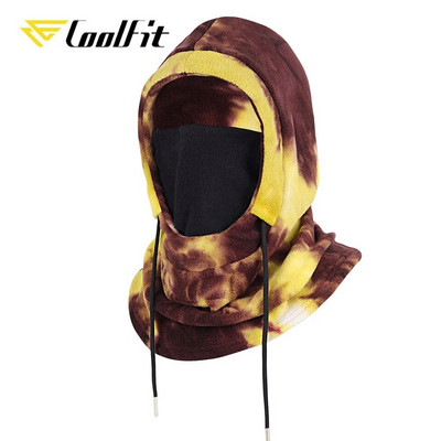 Fleece în aer liber Ciclism Balaclava Eșarfe cu glugă Bicicletă Schi Bicicletă Acoperire completă pentru față Snowboard Articole pentru cap sport Căptușeală Căciulă Căciulă