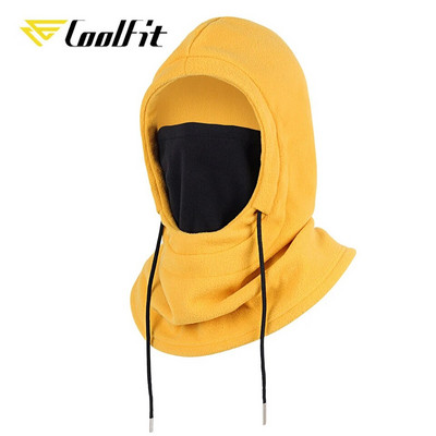 Fleece în aer liber Ciclism Balaclava Eșarfe cu glugă Bicicletă Schi Bicicletă Acoperire completă pentru față Snowboard Articole pentru cap sport Căptușeală Căciulă Căciulă