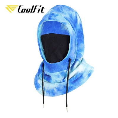 Fleece în aer liber Ciclism Balaclava Eșarfe cu glugă Bicicletă Schi Bicicletă Acoperire completă pentru față Snowboard Articole pentru cap sport Căptușeală Căciulă Căciulă