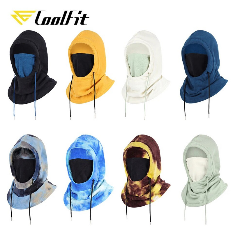 Āra Fleece Riteņbraukšana Balaclava Šalles Velosipēds Slēpošanas Velosipēds Pilns sejas pārklājs Snovborda sporta galvassegas ķiveres uzlikas cepures vāciņš