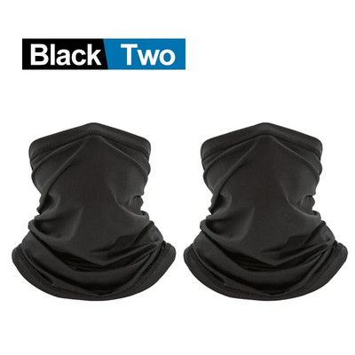 2 buc. Mască de față pentru ciclism, protecție solară respirabilă, eșarfă din mătase de gheață, pescuit în aer liber, eșarfă magică pentru față, pentru gât, mască cu mânecă, mască sportivă.