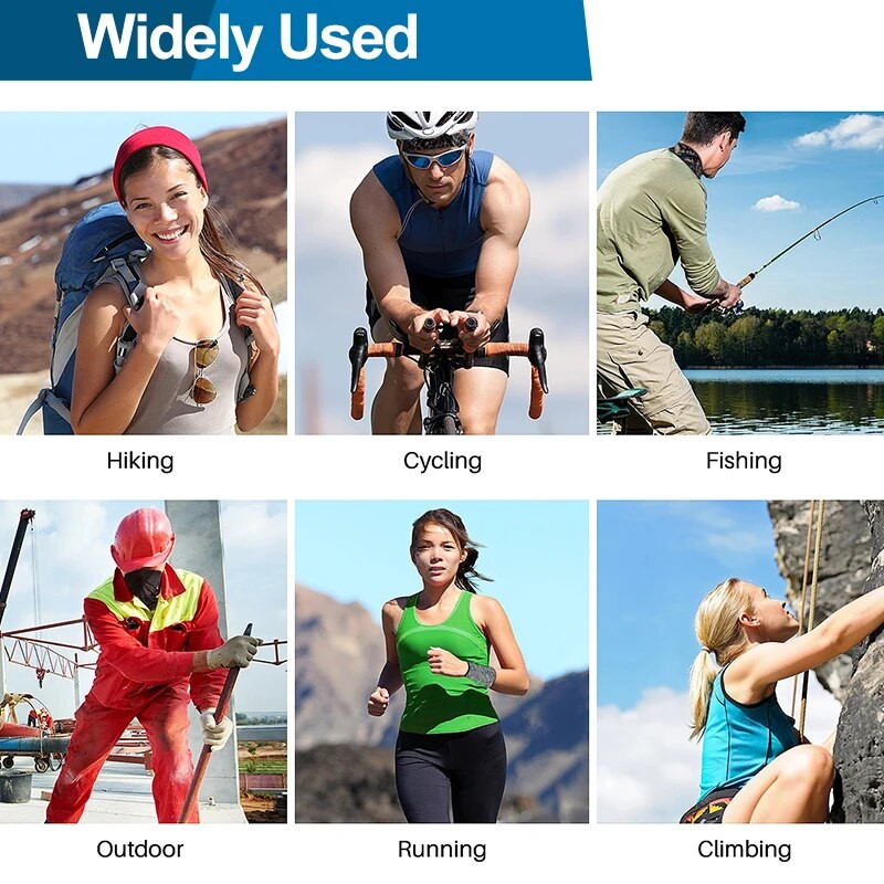 2 buc. Mască de față pentru ciclism, protecție solară respirabilă, eșarfă din mătase de gheață, pescuit în aer liber, eșarfă magică pentru față, pentru gât, mască cu mânecă, mască sportivă.