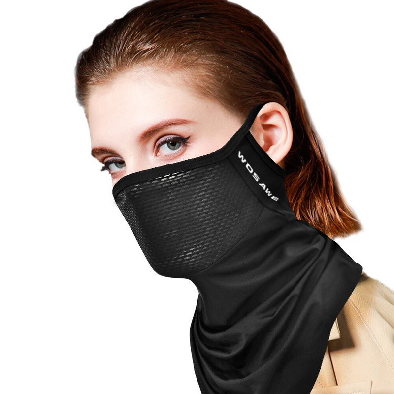 WOSAWE Balaclava Riteņbraukšana Pilna sejas maska Slēpošanas slidas Sporta Ķiveres Laineris Cepurīte Šalle Elpojoša Velosipēda maska Skriešanas pusmaska