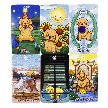 Карти Таро Labradorable Cute Dog Design A 78 Deck Oracle English Visions Divination Edition Borad Playing Games
