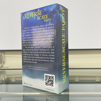 Таро с високо качество 12x7cm карти английска версия прогнози руни гадаене здрава колода