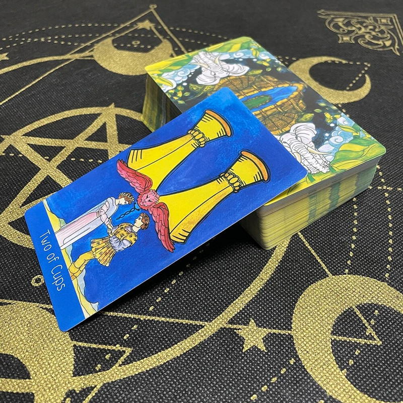 Таро с високо качество 12x7cm карти английска версия прогнози руни ...