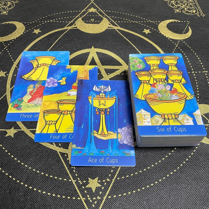 Kvaliteetsed Tarot kaardid 12x7cm ingliskeelne versioon Ennustused Runes Ennustamine Tugev tekk