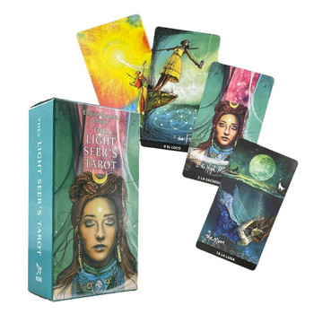 Κάρτες Ταρώ Ταρώ σε Ισπανική μαντική τράπουλα για αρχάριους με βιβλίο οδηγών Επιτραπέζια παιχνίδια Αστρολογία Ισπανικά Αγγλικά Ταρώ κατάστρωμα