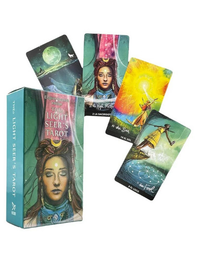 Tarrotikaardid hispaaniakeelses ennustamispakis algajatele koos juhendiraamatuga lauamängud Astroloogia hispaania inglise keele taropakk